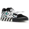 Off-White vulkaniserte lave sneakers svart/hvit