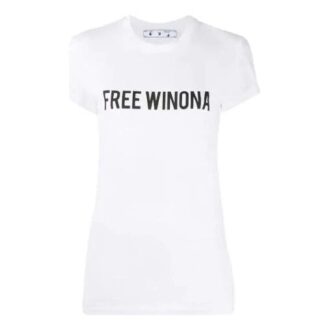 Off-White Winona Slim Fit hvit T-skjorte