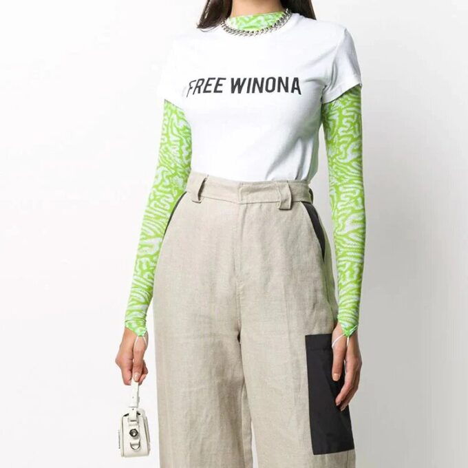 Off-White Winona Slim Fit hvit T-skjorte