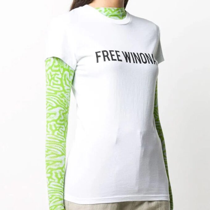 Off-White Winona Slim Fit hvit T-skjorte