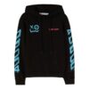 Off-White x Andr / Crossover med smilende ansikt-trykk, unisex, svart