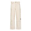 Off-White x Browns 50 Carpenter herre retro løse uformelle hvite bukser