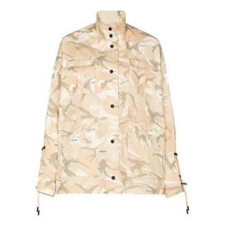 Off-White x Browns 50 Jakke med trykk i samarbeid med merkevaren Camo