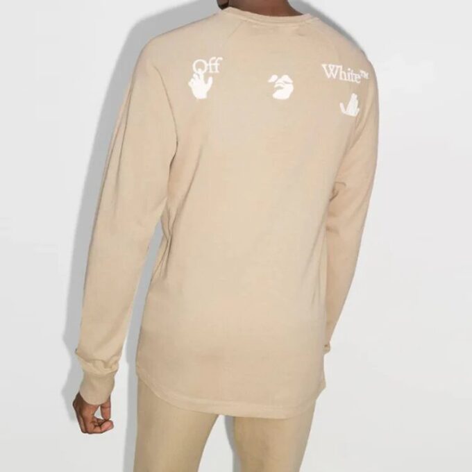Off-White x Browns 50 langermet T-skjorte
