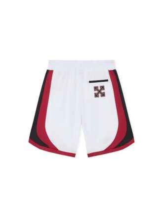 Off-White x c/o AC Milan Arrow Tech Shorts «White Red»