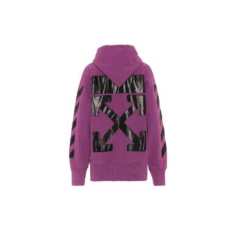 Off-White x Champion-logo genser Lilla