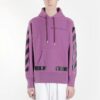 Off-White x Champion-logo genser Lilla