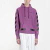 Off-White x Champion-logo genser Lilla