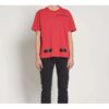 Off-White x Champion MENS Virgil Abloh Champion T-skjorte Rød