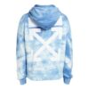 Off-White x END.CHEMICAL WASH Slim Back Arrows Sketch Herre-genser med normal passform, tie-dye
