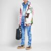 Off-White x END.CHEMICAL WASH Slim Back Arrows Sketch Herre-genser med normal passform, tie-dye