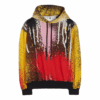Off-White x Katsu Crossover FW21 Hettegenser Rød