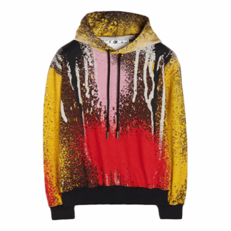 Off-White x Katsu Crossover FW21 Hettegenser Rød