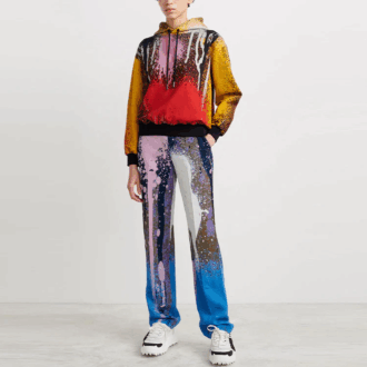 Off-White x Katsu Crossover FW21 Hettegenser Rød