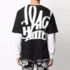 Off-White x Katsu Crossover SS21 Alfabet-trykk Langermet Vanlig versjon Svart