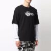 Off-White x Katsu Crossover SS21 Alfabet-trykk Langermet Vanlig versjon Svart