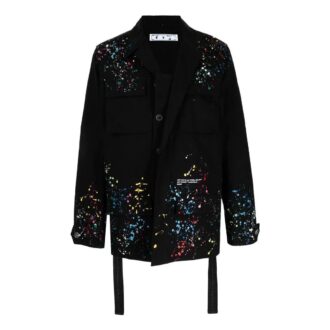 Off-White X Marais Splatter Field-jakke «Svart»
