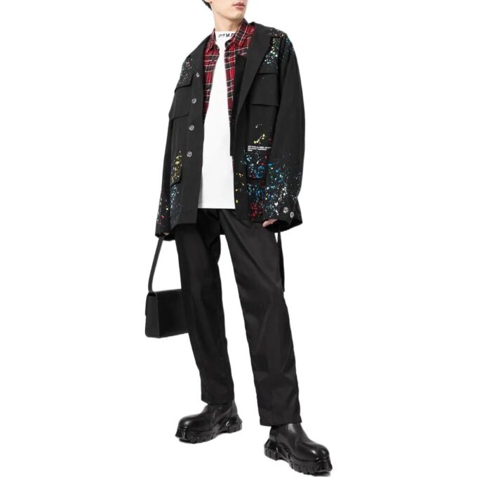 Off-White X Marais Splatter Field-jakke «Svart»