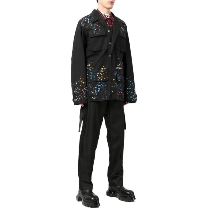 Off-White X Marais Splatter Field-jakke «Svart»