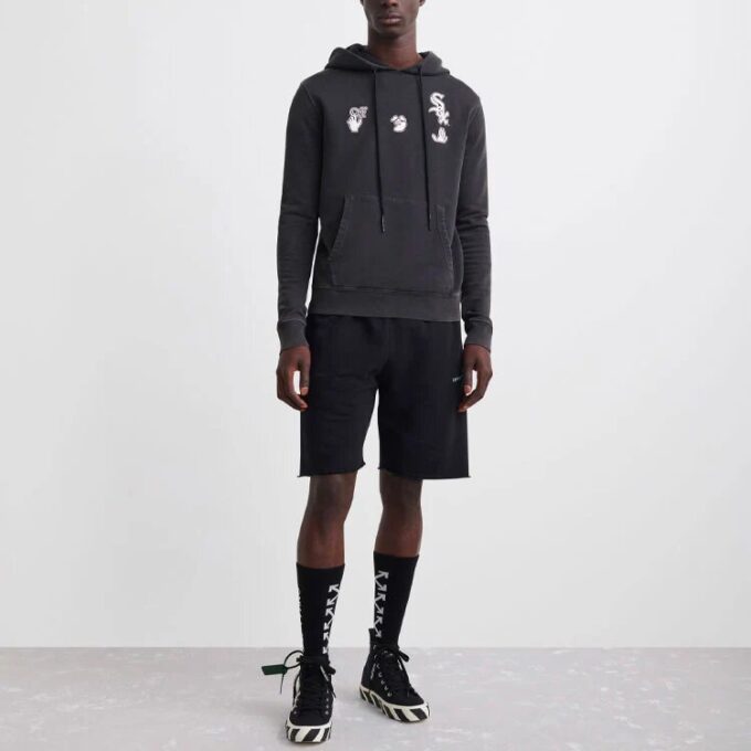 Off-White x MLB x New Era Tripartite Crossover-hettegenser «Dark Grey»