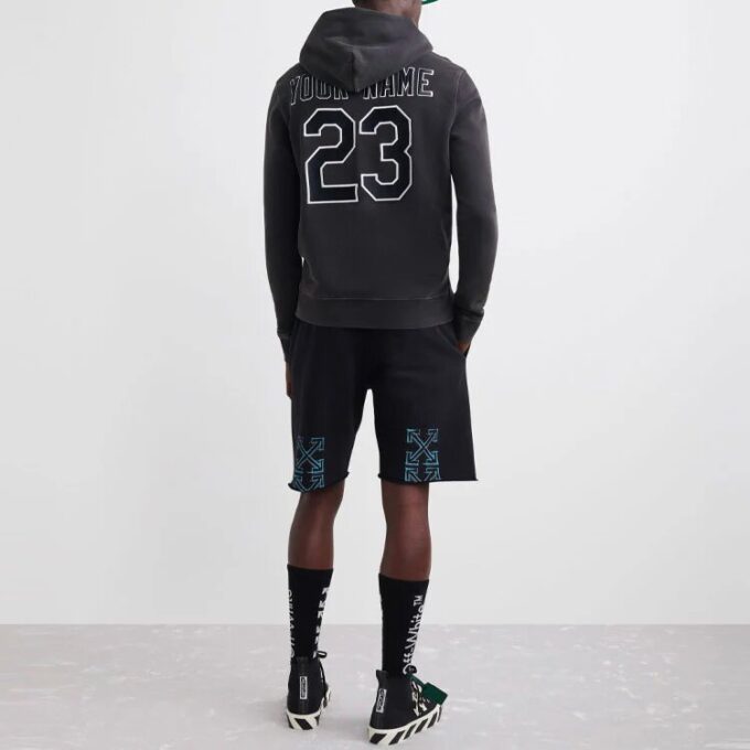 Off-White x MLB x New Era Tripartite Crossover-hettegenser «Dark Grey»