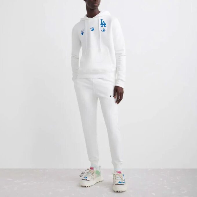 Off-White x MLB x New Era Tripartite Crossover-hettegenser «Hvit»