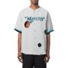Off-White x New Era x MLB Miami Marlins-skjorte «Hvit Blå Svart»
