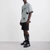 Off-White x New Era x MLB Miami Marlins-skjorte «Lys grå/svart»