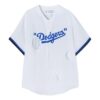 Off-White x New Era x MLB Tripartite Crossover T-skjorte «White Blue»