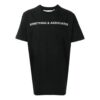 Off-White x Something & Associates Crossover Alfabet-trykk, kort ermet, standardversjon, unisex, svart
