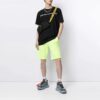 Off-White x Something & Associates Crossover Alfabet-trykk, kort ermet, standardversjon, unisex, svart
