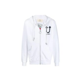 Off-White x UNDERCOVER Crossover dobbeltsidig logotrykk hvit
