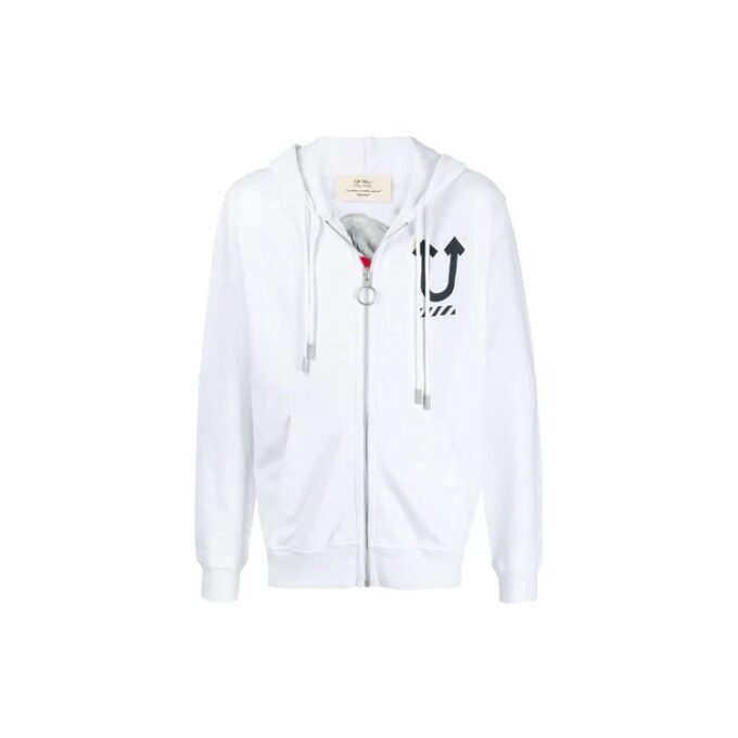 Off-White x UNDERCOVER Crossover dobbeltsidig logotrykk hvit