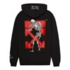 Off-White x UNDERCOVER Crossover Skeleton Printing hettegenser med lange ermer, svart