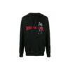 Off-White x UNDERCOVER Crossover Skeleton Printing hettegenser med lange ermer, svart