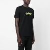 Opposite Arrow Slim Shorts-ærmet T-skjorte «Svart/Lime»