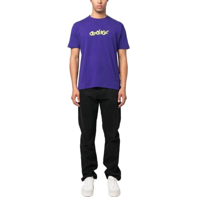 Opposite Arrow Slim T-skjorte «Purple»