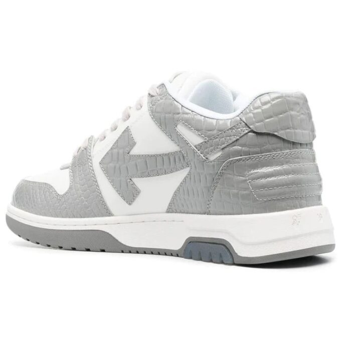 Out Of Office Croco Print Sneaker &laquo;Grey White&raquo;