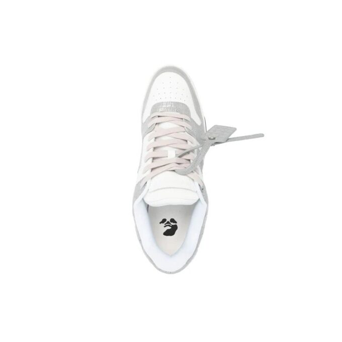 Out Of Office Croco Print Sneaker &laquo;Grey White&raquo;