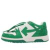 Out Of Office Crocodile Print Low-Top Sneakers &laquo;Green White&raquo;