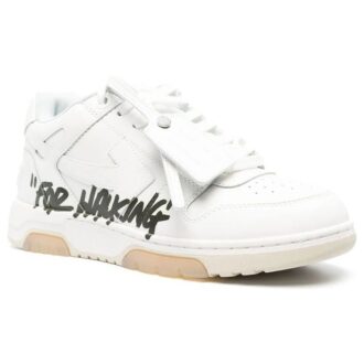 Out Of Office For Walking lavt sneaker «White Black»