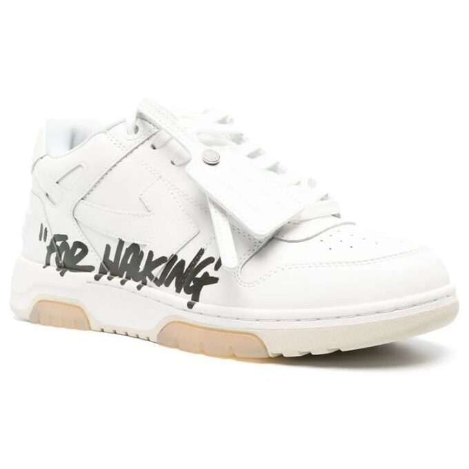 Out Of Office For Walking lavt sneaker «White Black»