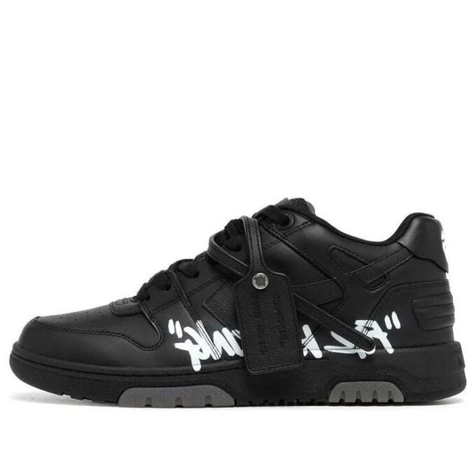 Out Of Office For Walking Low-Tops «Black White»