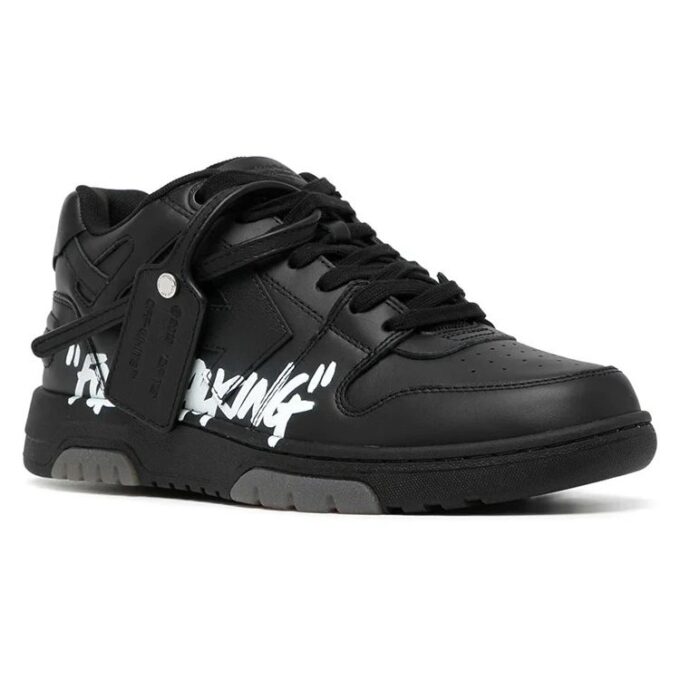 Out Of Office For Walking Low-Tops «Black White»