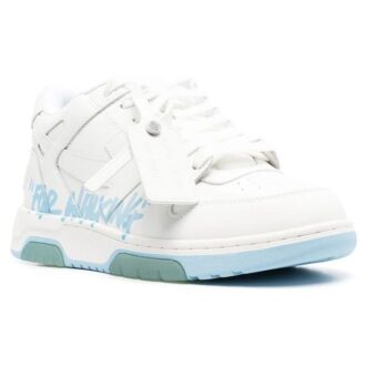 Out Of Office For Walking Sneaker &laquo;Hvit Blå&raquo;
