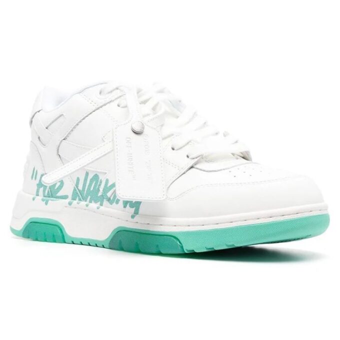 Out Of Office For Walking Sneaker «White Green»