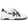 Out Of Office kalveskinnsneaker «White Black»