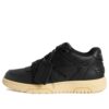 Out Of Office LærSneakers «Black Yellow»