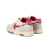 Out Of Office LærSneakers «Grey White Red»