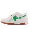 Out Of Office Lærsneakers «Hvit, lysegrønn, Rrick Red»